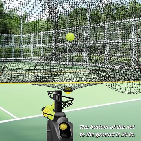 Portable Pickleball Net & Ball Collector ，Smart Recycling Net for Pickle Ball, Tennis, Baseball Practice Equipment ，Collapsible Pickleball Trainer for Indoor/Outdoor in Saudi Arabia