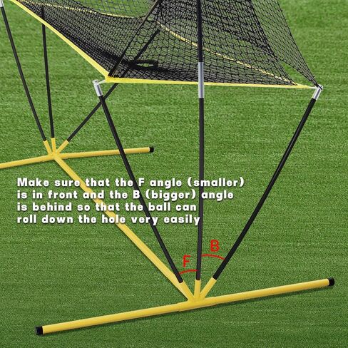 Portable Pickleball Net & Ball Collector ，Smart Recycling Net for Pickle Ball, Tennis, Baseball Practice Equipment ，Collapsible Pickleball Trainer for Indoor/Outdoor in Saudi Arabia