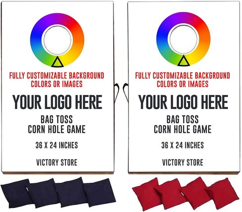 ألعاب Victorystore Cornhole - شعار مخصص Cornhole Bag Game Game in Kuwait