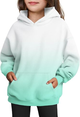 Arshiner Girls Hullize Hoodies Fleece Pullover Sweatshirts Kids Fashion ملابس عرضية الملابس الشتوية الخريف in Saudi Arabia