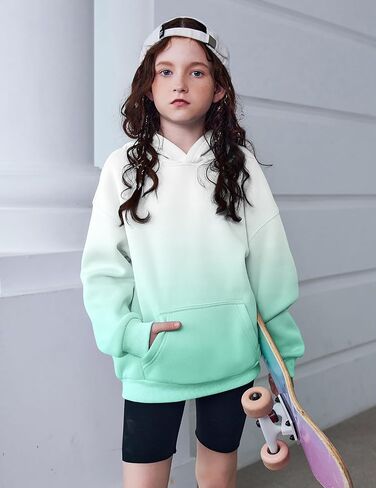 Arshiner Girls Hullize Hoodies Fleece Pullover Sweatshirts Kids Fashion ملابس عرضية الملابس الشتوية الخريف in Saudi Arabia
