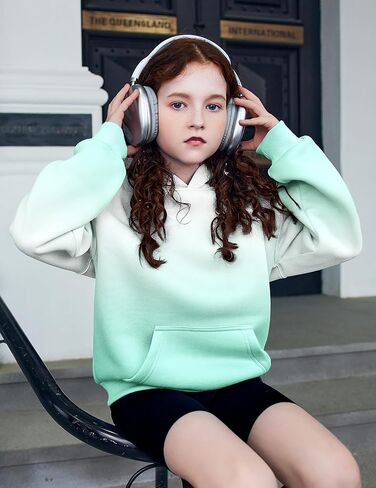 Arshiner Girls Hullize Hoodies Fleece Pullover Sweatshirts Kids Fashion ملابس عرضية الملابس الشتوية الخريف in Saudi Arabia
