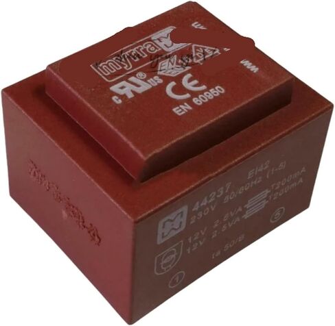 2pcs/lot لـ myrra 44237 5w ، 230v ، 2.5va 2 * 12V محول عزل الإخراج المزدوج in Saudi Arabia