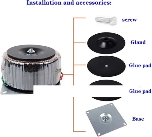 1800W محول Toroidal ، مكبرات صوت ، مضخمات الصوت ، مضخمات الطاقة ، 220 فولت إلى 24 فولت + مزدوج 12V ، 36V + مزدوج 12V ، 52V + مزدوج 12V (مزدوج 40V و 12V) in Kuwait