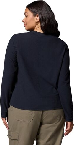Columbia Women's Brea Falls Grid Crew Long Sleeve in Saudi Arabia