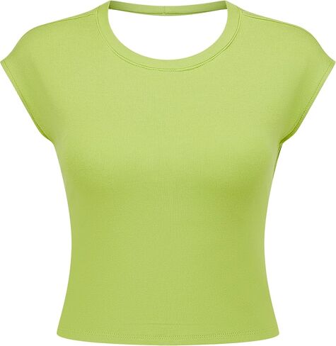 Open Back Workout Tops for Women Longline Sports Bras Padded Crop Tank Yoga Top Low Back Shirts with Built in Bra in Saudi Arabia