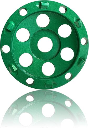 4.5 بوصة عدوانية PCD Cup Wheel Discs 6pcs PCD مقاطع لإزالة الطبقات الإيبوكسي/الطلاء الغراء/سطح الإسفلت/فينيل/اللوحات/المواد اللاصقة in Kuwait