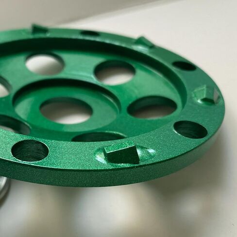 4.5 بوصة عدوانية PCD Cup Wheel Discs 6pcs PCD مقاطع لإزالة الطبقات الإيبوكسي/الطلاء الغراء/سطح الإسفلت/فينيل/اللوحات/المواد اللاصقة in Kuwait