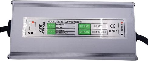 12V 100W 3A محول مزود الطاقة السائق LED 12 فولت إلى 30-36V محول لضوء البضائع 100W LED in Kuwait