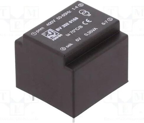 100PCS 202 0168 400V 50-60Hz 1-4 ta 70°C/B SEK 6V 0.35VA BV2020168 Power Transformer Customize The red Look in Saudi Arabia