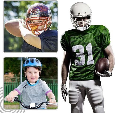 يريلة 2 PCS Football Cover Cover Cover Football Helment Cover Cover متوافقة مع جميع الخوذات تقريبًا in Saudi Arabia