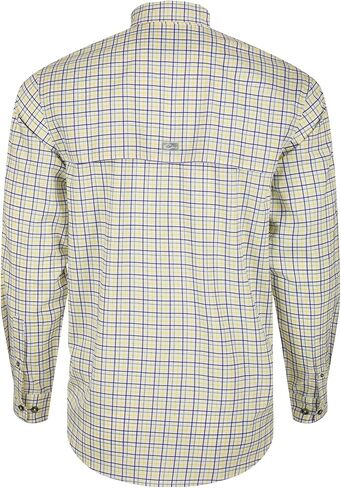 Drake Waterfool Men's Frat Tattersall Button-Down Long Sleeve الرطوبة غير الرسمية فتل ذلك قميصًا منقوشًا خفيف الوزن سريع in Saudi Arabia