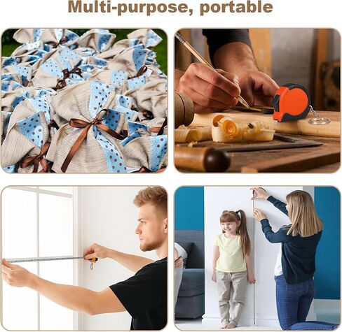 24 Pieces Mini Tape Measure Keychains 3 ft Small Retractable Measuring Tape with Lock Pocket Portable Measurement Tape Bulk for Construction Party Favors Birthday Gift in Saudi Arabia