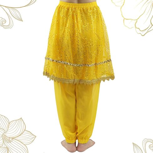 MUNAFIE Belly Dance Pants and Skirt for Fancy Dress Party Outfit Comfortable and Stylish Dancewear for Women Blue in Kuwait