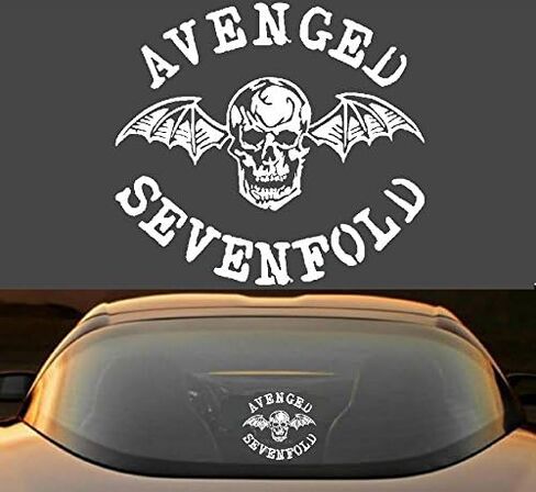Avenged Sevenfold A7X Death BAT Metal Band Vinyl Decal Sticker in Saudi Arabia