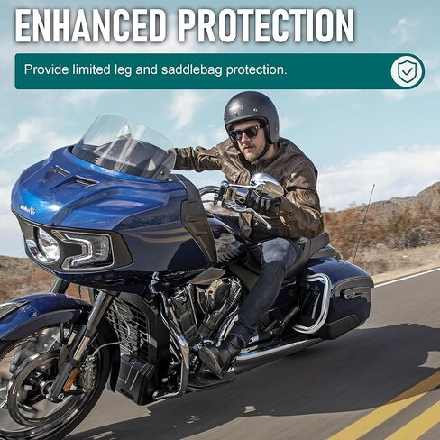 Mokitdora 2023-2025 Street Glide Road Glide Glide Saddlebag Guard Bars Bars 1.25 "Harley flhxse fltrxse flhx fltrx fltrxstse mount bracket round ، black in Saudi Arabia