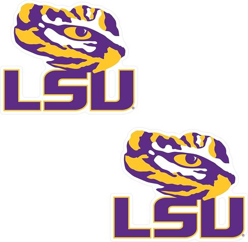 Craftique LSU Decal (LSU TIGER EYE 2-PACK DECAL (2"), 2 in) in Saudi Arabia