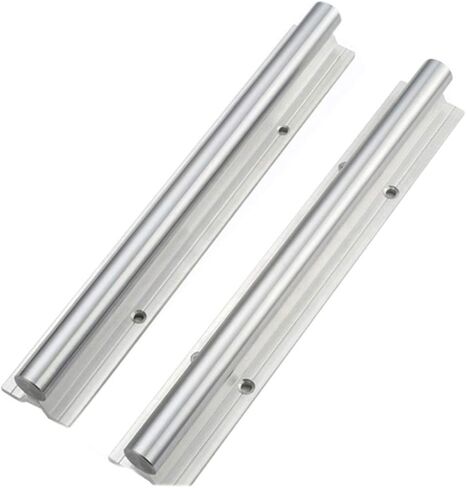 Professional 2pcs 20mm Rod SBR20 Fully Supported Linear Rail Guide Lineaire Shaft with 4Pcs SBR20UU Slide Ball Bearing Block for CNC(200mm) in Saudi Arabia