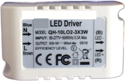 2-3x3W 900mA 10W Led Driver AC 110V 220V to DC 6-10V Power Supply for 10W High Power Red LED Chip in Saudi Arabia