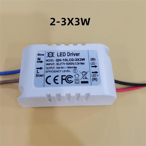 2-3x3W 900mA 10W Led Driver AC 110V 220V to DC 6-10V Power Supply for 10W High Power Red LED Chip in Saudi Arabia