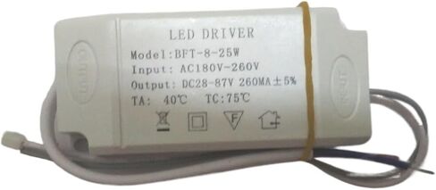 1pcs Trustworthy External Ceiling Light LED Power Driver Supply Transformer 8-25W LED Driver lamp Driver in Saudi Arabia