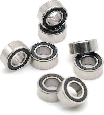 10pcs SMR105RS 5x10x4mm مقاوم للصدأ تحمل مصغرة RC Motor SMR105-2RS محامل الكرة in Saudi Arabia