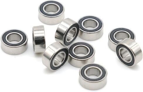 10pcs SMR105RS 5x10x4mm مقاوم للصدأ تحمل مصغرة RC Motor SMR105-2RS محامل الكرة in Saudi Arabia