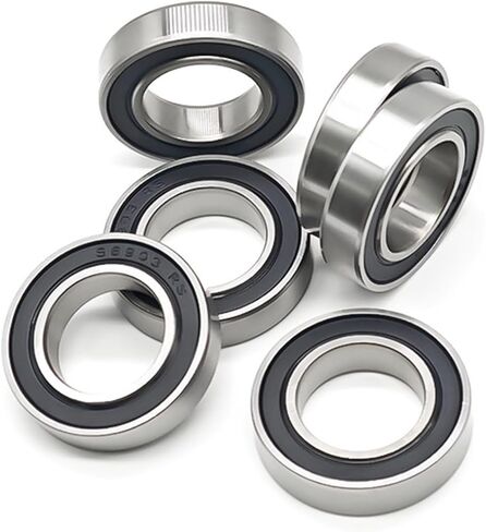 5Pcs Stainless Steel Ball Bearing S6903RS 17x30x7mm 440C S 6903RS Bearings 6903 in Saudi Arabia