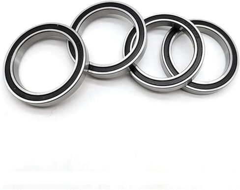 2Pcs 6807RS 35x47x7mm Metric Thin Section 6807 2RS Ball Bearings 6807-2RS 61807RS in Saudi Arabia