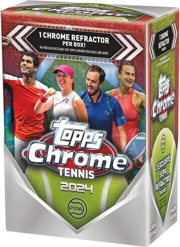 2024 Topps Chrome Tennis Retail Value Box in Saudi Arabia