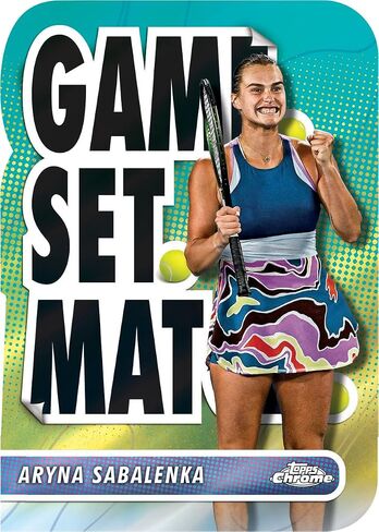 2024 Topps Chrome Tennis Retail Value Box in Saudi Arabia