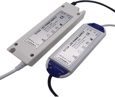 LED Power Supply 5Volt Power Adapter 5V 12A 20A 60W 100W 110V 220V AC to DC5V LED Strip Power Supply(5V 20A 100W) in Saudi Arabia