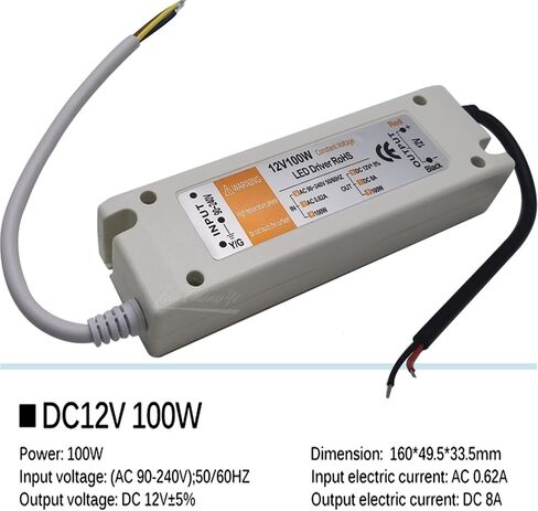 LED Power Supply 5Volt Power Adapter 5V 12A 20A 60W 100W 110V 220V AC to DC5V LED Strip Power Supply(5V 20A 100W) in Saudi Arabia