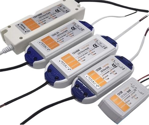 محول إمدادات الطاقة 5V 12V 110V 220V إلى 12V/5V محول الإضاءة 100W 72W 60W 48W 28W in Saudi Arabia