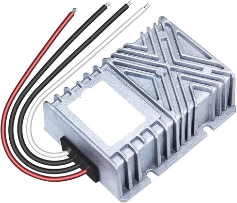 DC DC Buck Converter 12V 24V to 6V Voltage Regulator 40A 50A Step Down Power Supply Transform Module for Car Golf Cart(40A 101Silver Acc) in Saudi Arabia