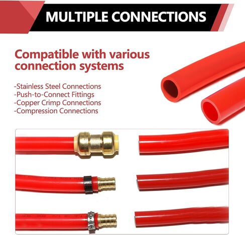 Efield 3/4 بوصة × 100 قدم PEX-B أنبوب/أنابيب (NSF معتمد) اللون الأزرق لتطبيق لخفض الماء الصالحة للشرب مع قاطع الأنابيب ، (A-3) in Saudi Arabia