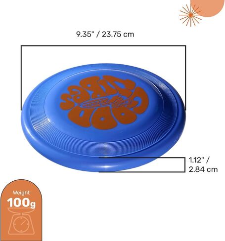 WHAM-O FRISBEE FASTBACK FLYING DISC ، لعبة خفيفة الوزن من 9.35 بوصة للاعبين المحترفين في الهواء الطلق في الفناء الخلفي-100 جم in Kuwait