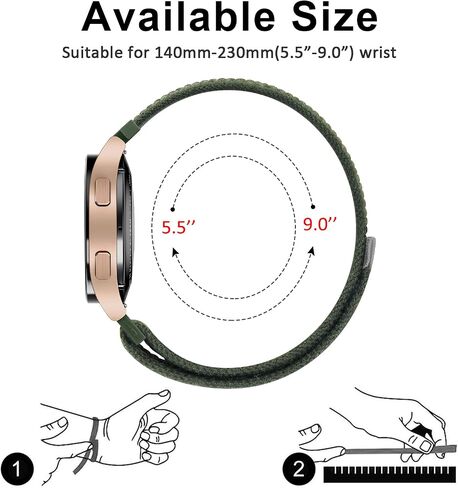 AK Nylon Strap Compatible with Amazfit Bip 6 / Bip 5 Smart Watch Band, Amazfit GTR 4 Bands, 22mm Soft Sport WristBand for Amazfit Bip 6 / Bip 5 / GTR 4 Women Men in Saudi Arabia