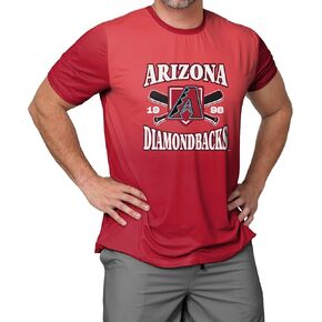FOCO MLB Men's Official Home Plate Established Premier Performance Gradient T-Shirt in Saudi Arabia
