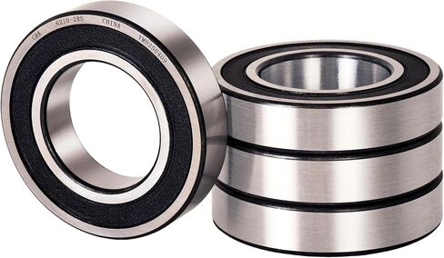 4 Packs 6205-2RS Deep Groove Ball Bearings, 25x52x15mm,Double Sealed Ball Bearing Chrome Steel P6 in Saudi Arabia