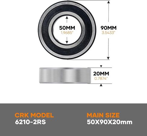 4 Packs 6205-2RS Deep Groove Ball Bearings, 25x52x15mm,Double Sealed Ball Bearing Chrome Steel P6 in Saudi Arabia