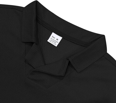 رجال القمصان الملمس وافل الأكمام قصيرة القمصان غير الرسمية رطوبة الفتل in Kuwait