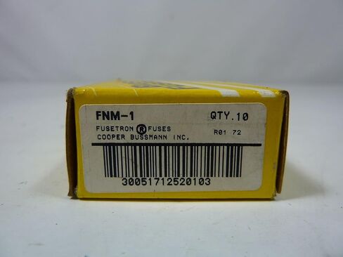 Bussmann FNM-1 تأخير الوقت FUSE 1A 250V (صندوق من 10) in Kuwait