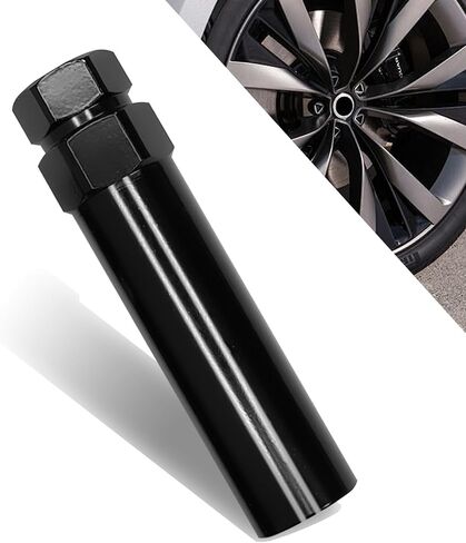 مقبس كبير 6 spline lug nut ، مجموعة إزالة قفل العجلات لمدة 21 مم (13/16 بوصة) و 22 مم (7/8 بوصة) مفتاح المقبس السداسي ، استبدال مفتاح قفل العجلة لما بعد البيع 6 in Kuwait