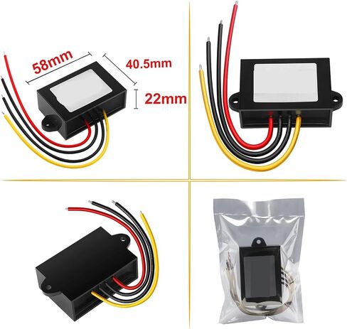 DC DC Step Up Power Supply 12V24V to 36V Boost Converter Module 1A 1.5A 2A منظم الجهد للمقاوم للماء الشمسي (1A ABS Platisc L ، 24V_36V) in Saudi Arabia