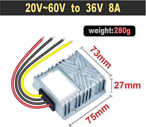 20 ~ 72V إلى 48V 36V DC DC Boost Bust Converter 24V36V48V60V إلى 48V وحدة محول الطاقة منظم الجهد (30-72V إلى 36V 12A) in Saudi Arabia