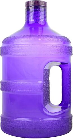 H8O® 1 جالون زجاجة ماء خالية من BPA مع غطاء 48 ملم (الأزرق الطبيعي) in Saudi Arabia