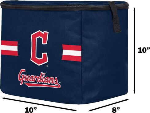 FOCO MLB Officially Licensed Primary Logo Team Stripe 6 or 12 Pack Soft Insulated Game Day Baseball Lunch Tote Cooler in Saudi Arabia