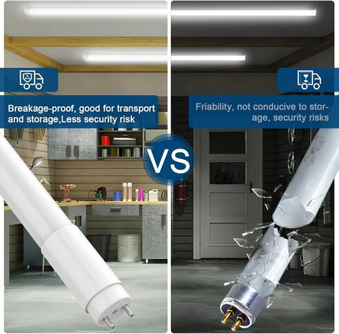 30 Pack T8 LED Bulbs 4 Foot, LED Fluorescent Tube Replacement, 4ft LED Tube Light, Plug&Play or Ballast Bypass, 14W, 2450 LM,5000K Daylight White,Single or Double End Powered, Frosted in Saudi Arabia