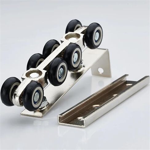 Hardware Slide Doors Pulley Sliding Doors Hanging Rail Wheel 1Pcs in Saudi Arabia